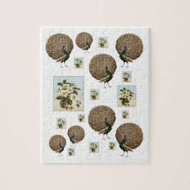 Peacock Jigsaw Puzzle (Vertical)