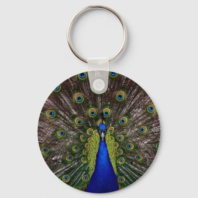 Peacock Key Ring (Front)