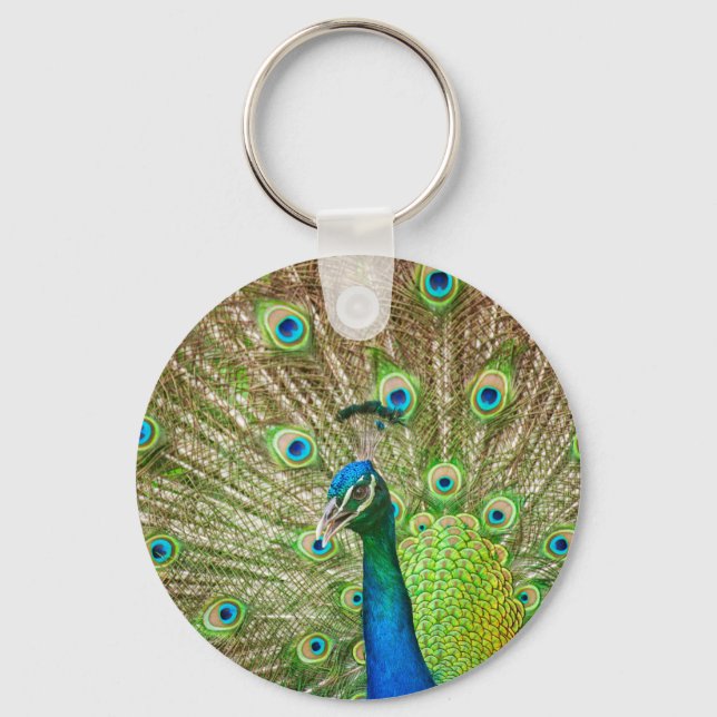 Peacock Key Ring (Front)