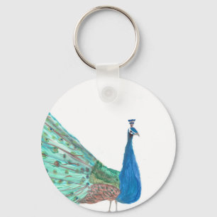 Peacock Key Ring