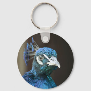 peacock key ring