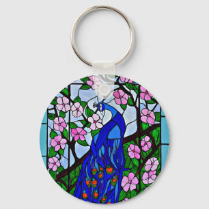 peacock key ring