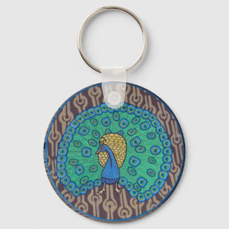 Peacock Key Ring