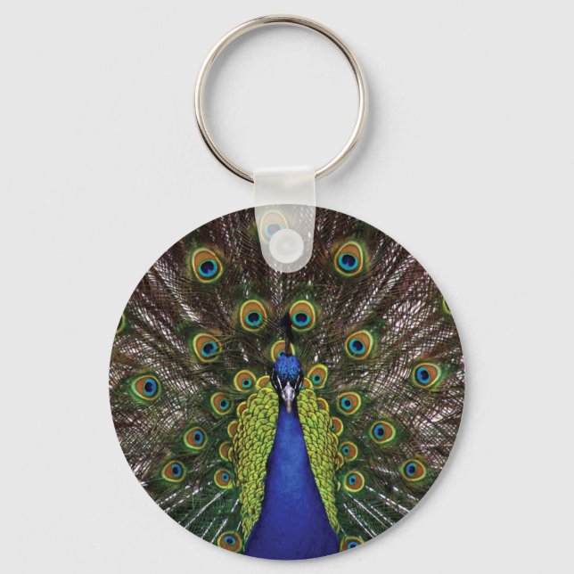 Peacock Key Ring (Front)