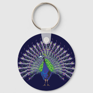Peacock Keychain