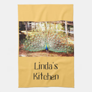 Peacock Kitchen Towel