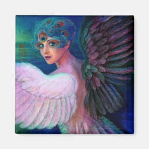 Peacock Lady's Wings of Duality Magnet