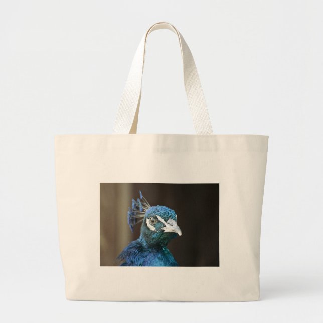 peacock large tote bag (Front)