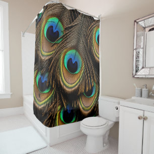 Peacock Love Shower Curtain