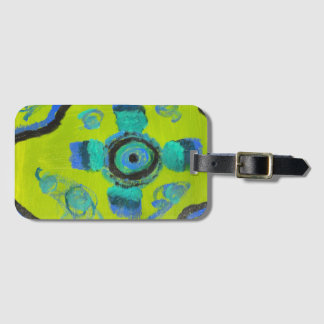 Peacock Luggage Tag