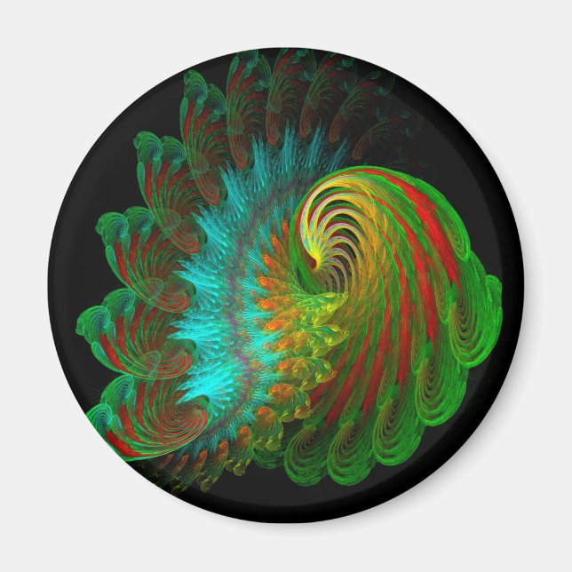 Peacock Magnet (Front)