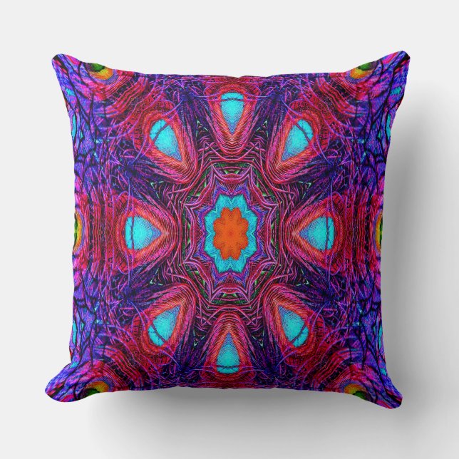 Peacock Mandala... Cushion (Front)