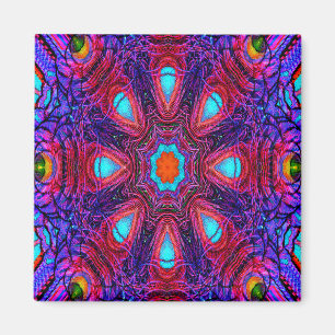 Peacock Mandala.... Magnet