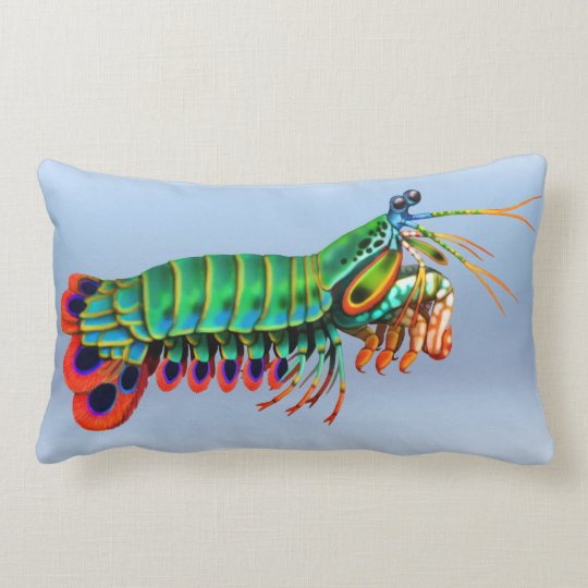 Peacock Mantis Shrimp Reef Animal Pillow | Zazzle.com.au