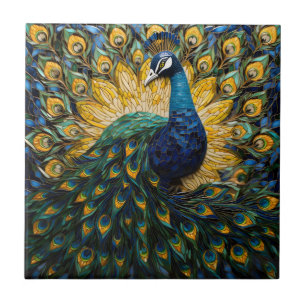Peacock Mosaic Tile