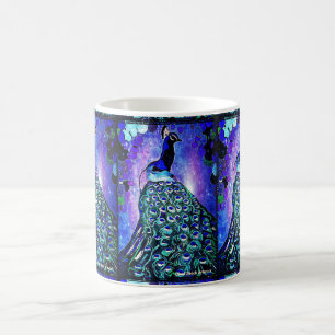 Peacock Mug by Carol Zeock