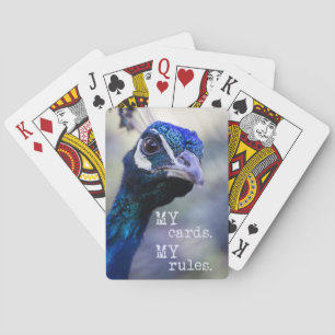 Peacock "My Cards, My Rules" Playing Cards