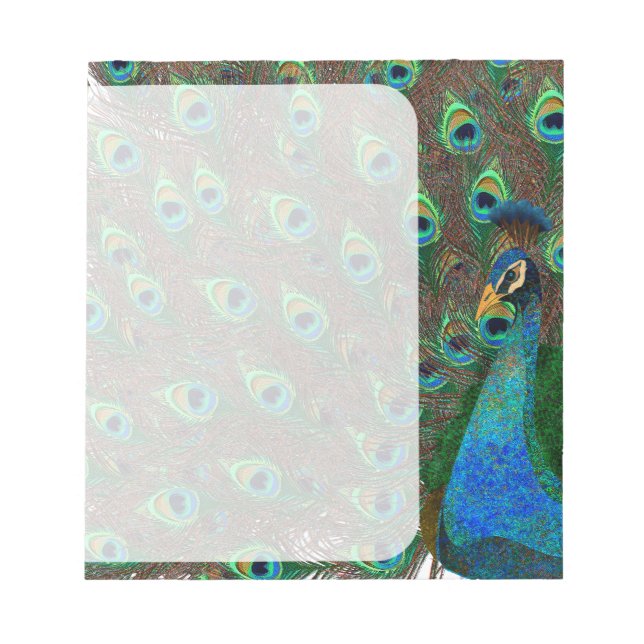 Peacock Notepad (Front)