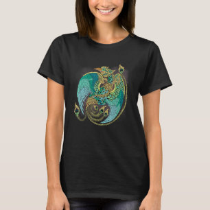 Peacock Ohm Yoga Third Eye Isha Hindu Linga 1 T-Shirt