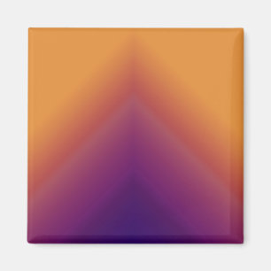 Peacock Ombre Orange Magnet