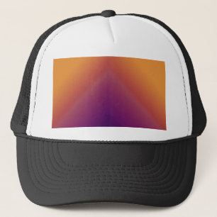 Peacock Ombre Orange Trucker Hat