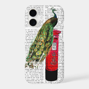 Peacock on Postbox