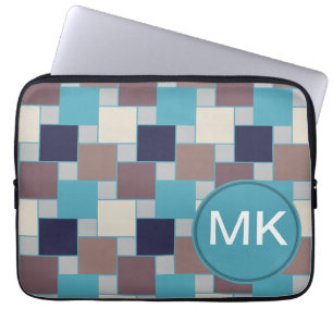 Peacock on the Beach Laptop Sleeve