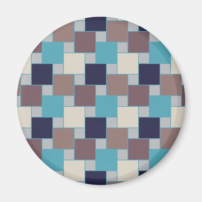 Peacock on the Beach Magnet (Front)