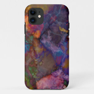 Peacock Ore Chalcopyrite Marble iPhone 11 Case