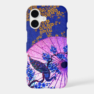 Peacock oriental parasol japanese cherry blossom