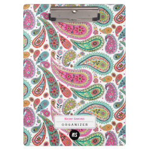 Peacock Paisley   Clipboard
