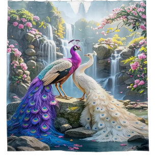 Peacock Paradise Shower Curtain