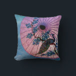 Peacock Parasol Pillow<br><div class="desc">The Peacock Parasol pillow will add a beautiful touch to your home. Also makes a great gift!</div>