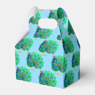 Peacock Party Favour Box