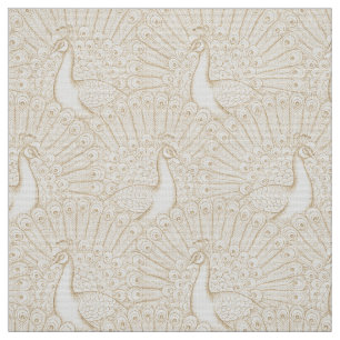 peacock pattern fabric