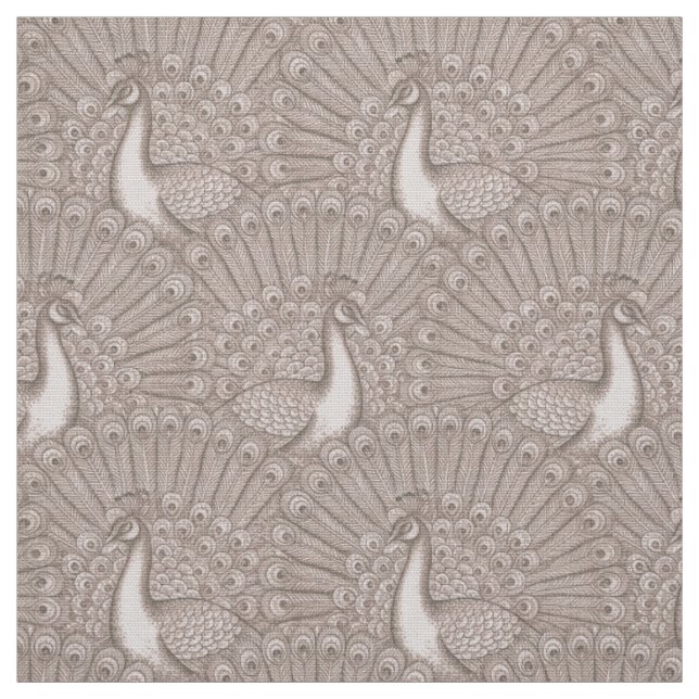 peacock pattern fabric (Swatch)