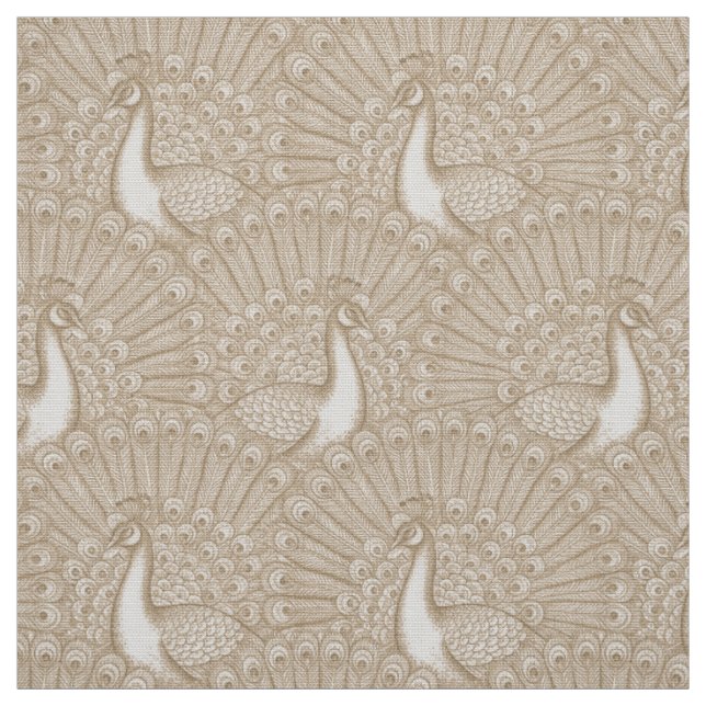 peacock pattern fabric (Swatch)