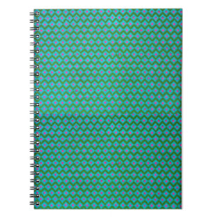 Peacock Pattern Notebook
