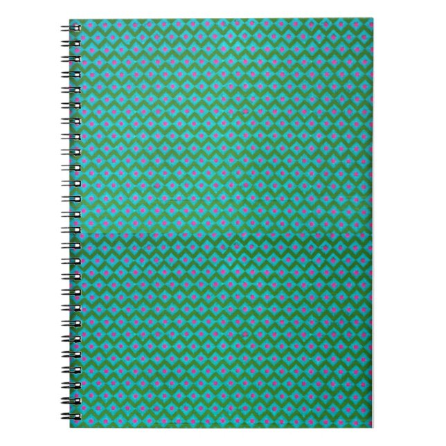 Peacock Pattern Notebook (Front)