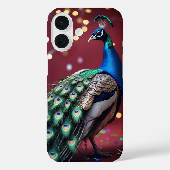 Peacock phone case  (Back)