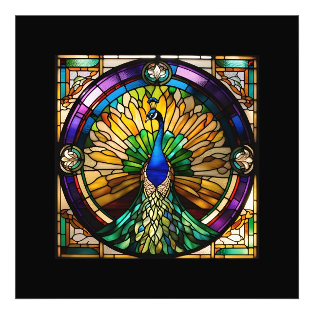 Peacock Photo Print (Front)