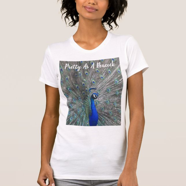 PEACOCK PHOTO WOMEN'S T-SHIRT (Front)