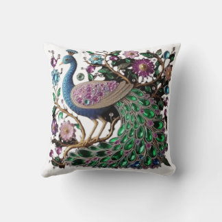 peacock pillow