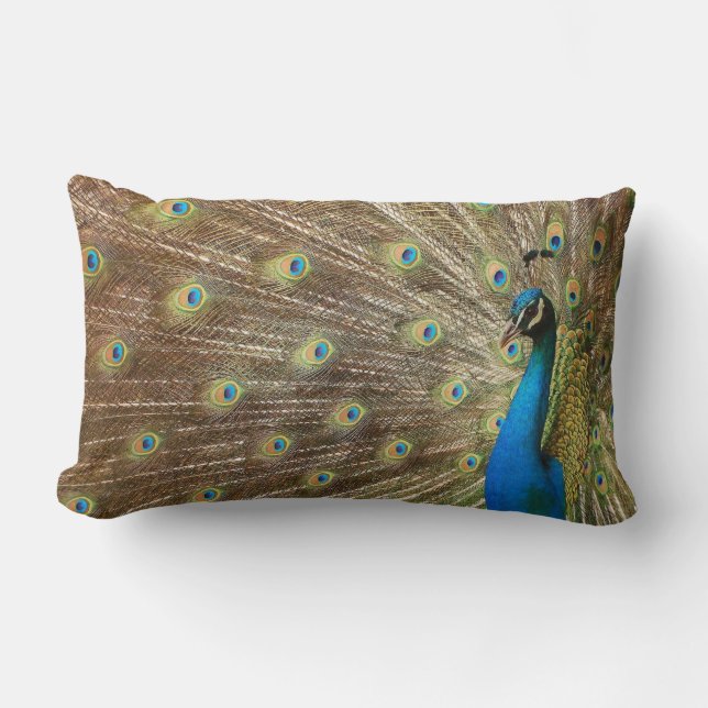 Peacock Pillow (Front)