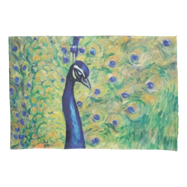 Peacock - Pillowcase (Front-Left)