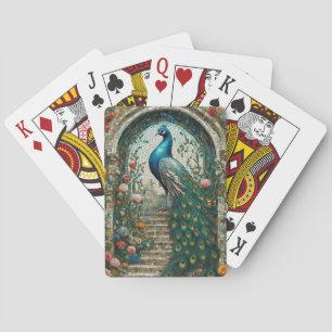 Peacock playing cards