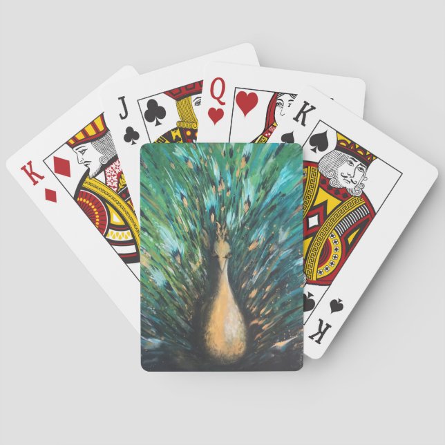 Peacock Playing Cards (Back)