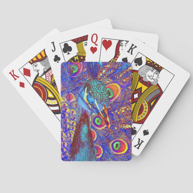 Peacock Playing Cards (Back)