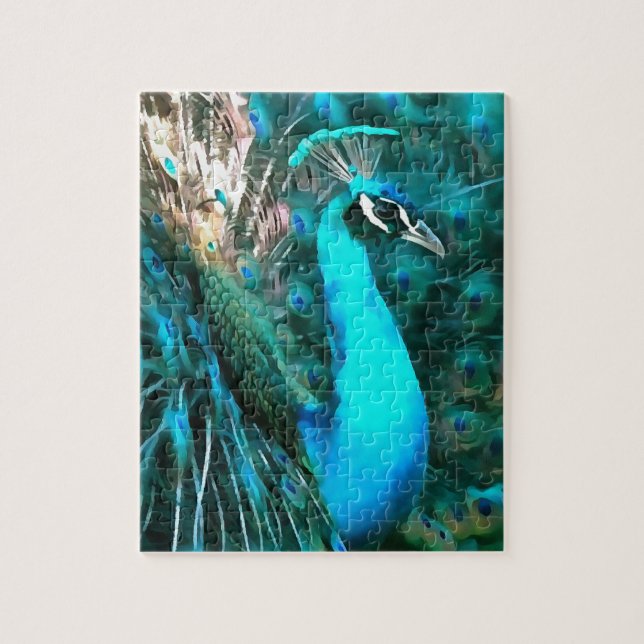 Peacock Plumage Jigsaw Puzzle (Vertical)