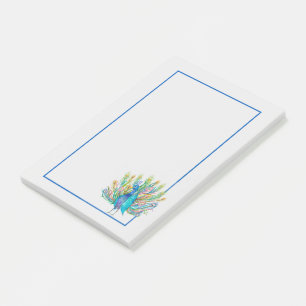 Peacock Post-it Notes